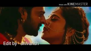 Bahubali 2 movie kissing scene prabhas and anushka