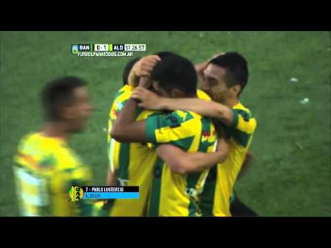 Gol Luguercio. Banfield 0 - Aldosivi 1. Vuelta. Liguilla Pre Sudamericana. FPT.