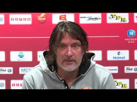 ITW Pascal Braud, entraîneur du Stade Lavallois après la défaite contre Quevilly
