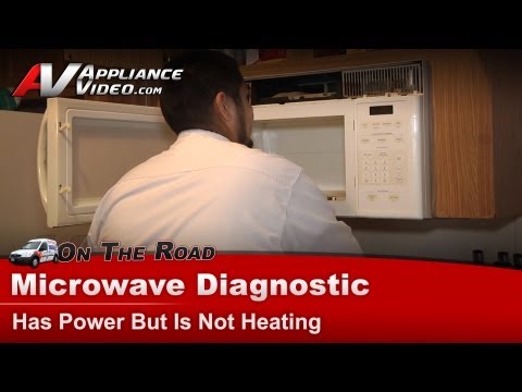 GE Microwave Repair - Has Power but Is Not Heating - Magnetron