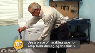 Dryer Repair: Replacing the Door Handle (GE Part # WE1M463)