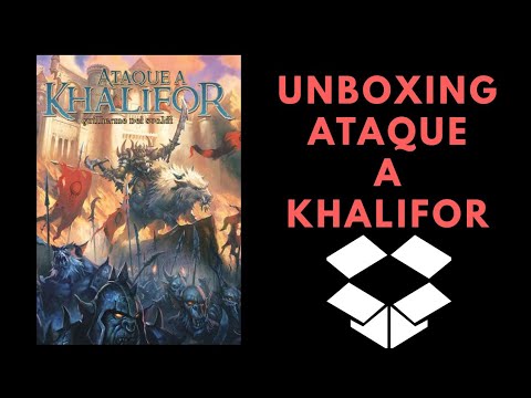 Unboxing - Ataque a Khalifor - Livro Jogo