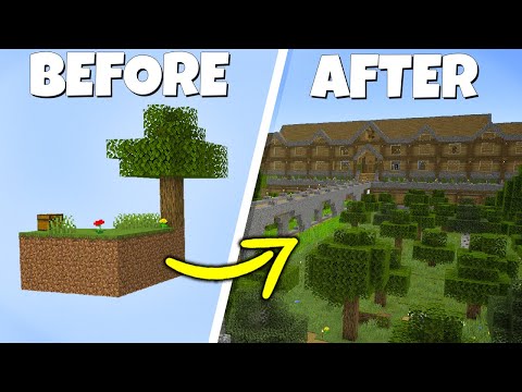 Insane Skyblock Challenge: Transforming into a Pro Builder