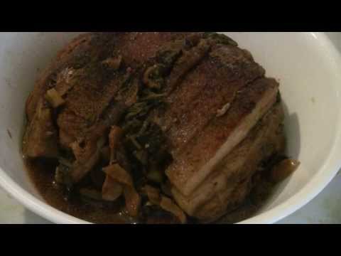 Chinese Braised Pork Belly (One Pot Chinese Cooking) 梅菜扣肉 Traditional Chinese Cooking