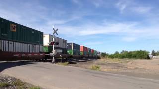 preview picture of video 'UP intermodal at Carrizozo, NM'