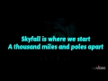 Adele - Skyfall (Lyrics Full) 