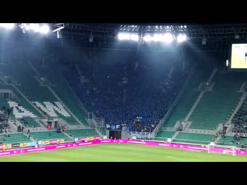 Śląsk -Ruch. Kibice Ruchu 23.02.2014