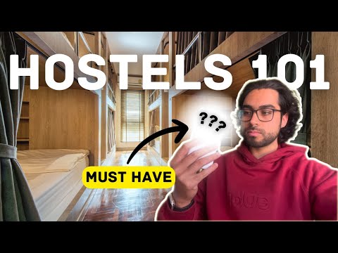 15 Things You NEED Staying in HOSTELS (MUST HAVE!)
