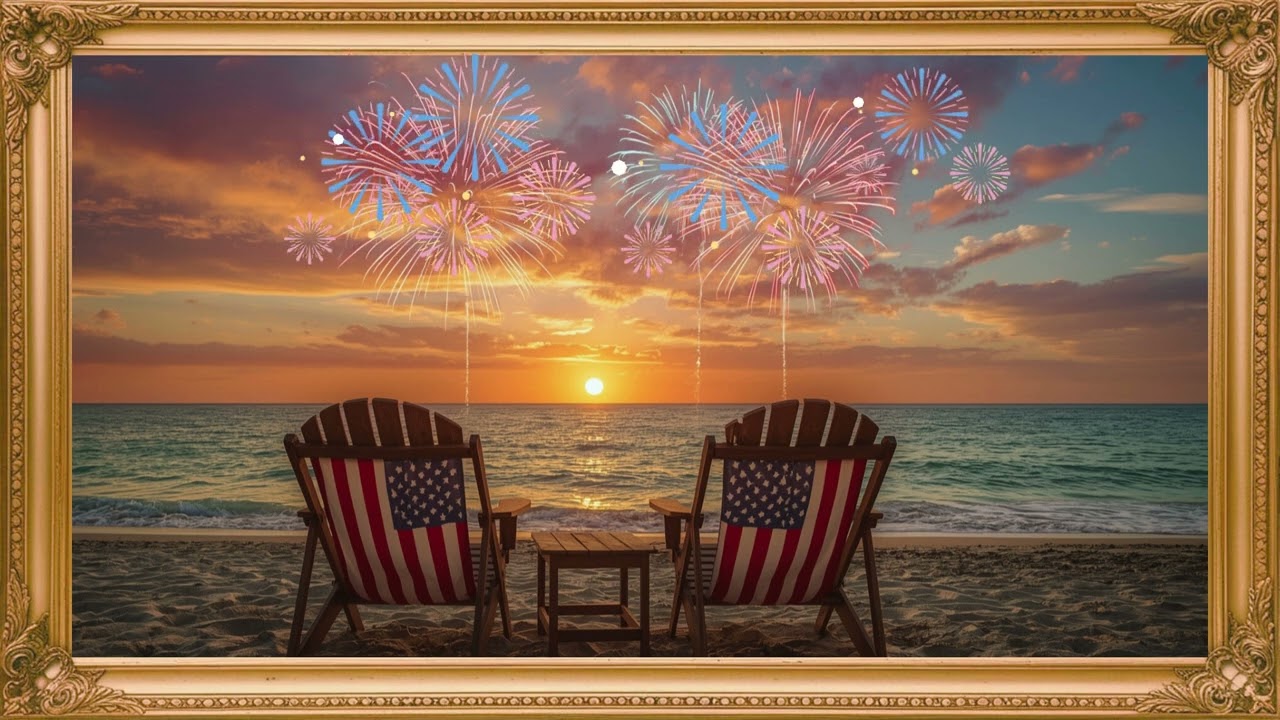 Fireworks at the Shore | A Quiet Fourth of July Evening