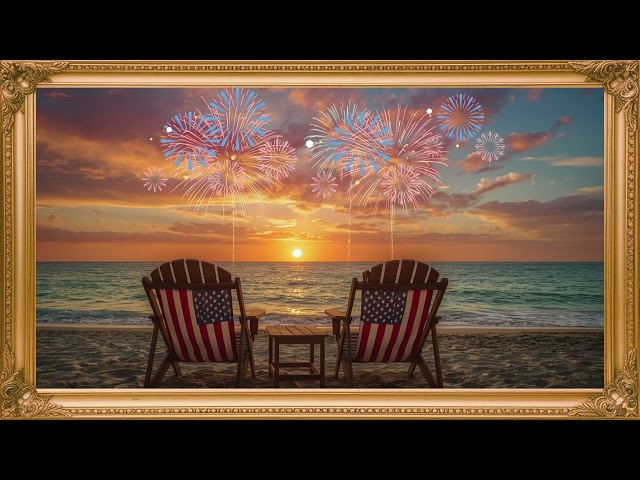 Fireworks at the Shore | A Quiet Fourth of July Evening