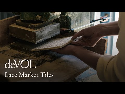 Lace Market Tiles by deVOL | A Maker's Story