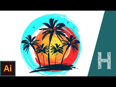 Бамбук паттерн в Adobe Illustrator