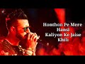 Jo Tere Sang Lyrics Mustafa Zahid Blood Money