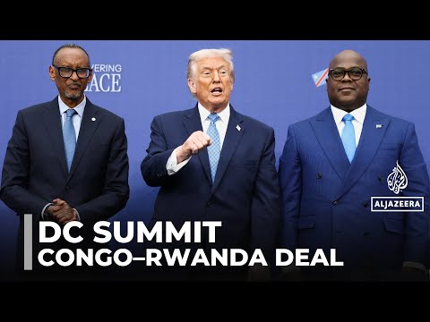 DR Congo-Rwanda peace deal: Leaders sign accord alongside US in Washington DC