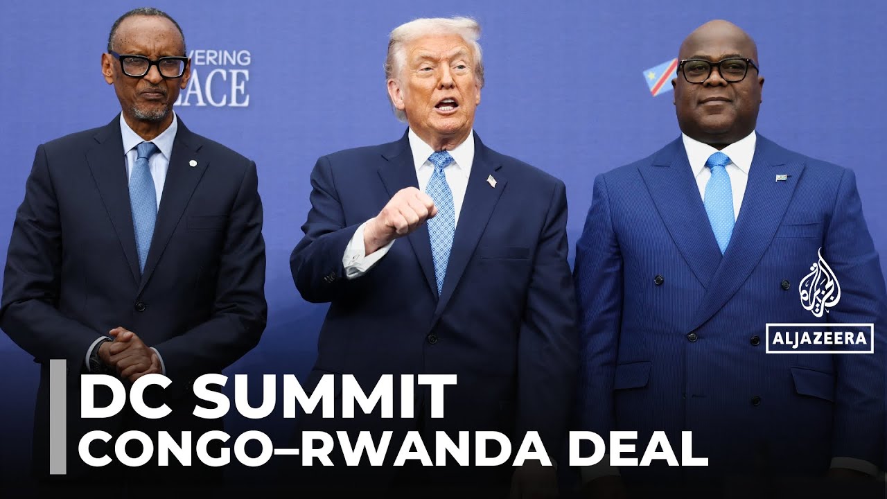 DR Congo-Rwanda peace deal: Leaders sign accord alongside US in Washington DC