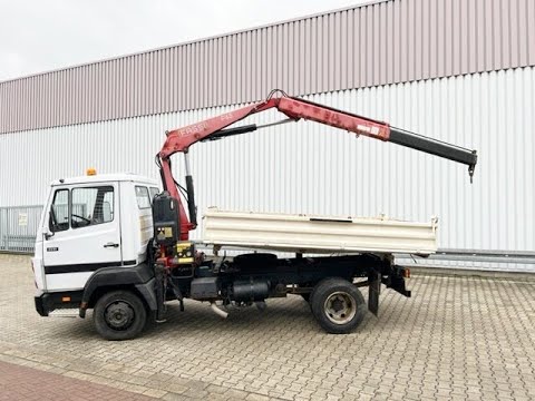 DAIMLER-BENZ 811 K 4x2 mit Kran Fassi F65A.21