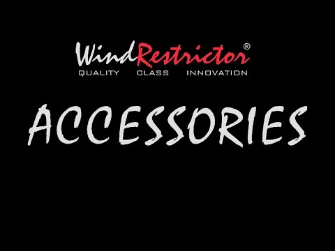 Accessories For WindRestrictor® Convertible Wind Deflector