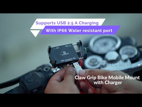 Yellowfin Claw Grip Aluminium Alloy Waterproof A USB Charger