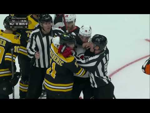 NHL   Oct.08/2022  Preseason   New Jersey Devils - Boston Bruins