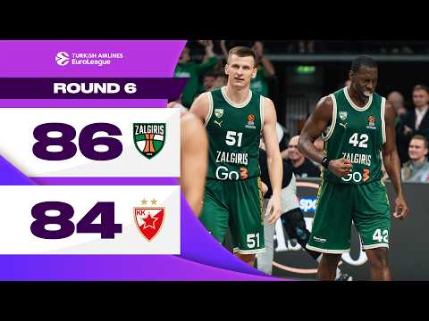 Last Second Magic: Dunston Delivers | Zalgiris - Crvena Zvezda | BASKETBALL HIGHLIGHTS R6 2024-25