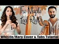 The Maple Leaf Reel | TIN WHISTLE TABS TUTORIAL AND COVER with @Lukewebbharpist