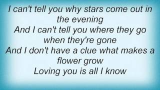18980 Pretenders - Loving You Is All I Know Lyrics