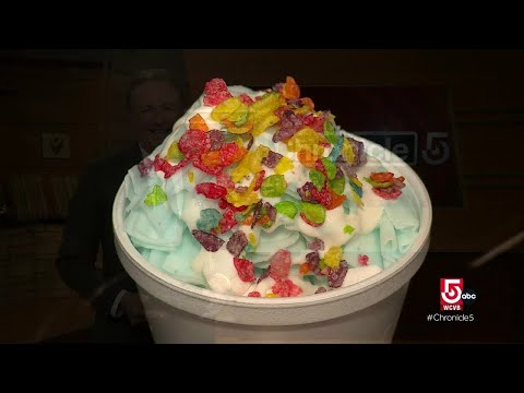 Snowdaes in Lowell, Massachuetts is serving up shaved snow