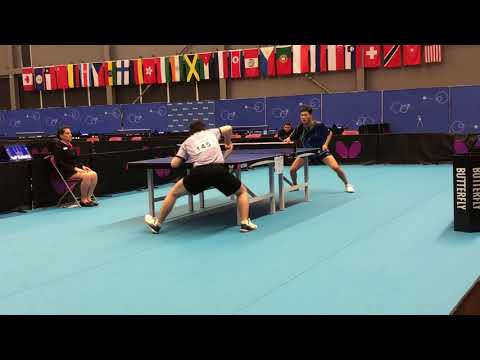 Canadian Junior Open 2018 - Junior Boys Team Finals - Sharon Alguetti (USA) vs. Sun Zheng (CHINA)