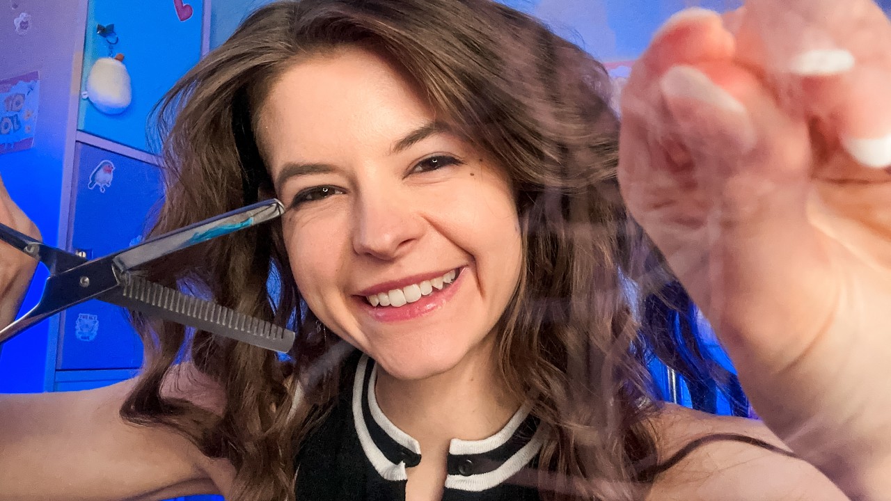ASMR - Friseurbesuch 💛 Ich schneide und Färbe deine Haare 💤