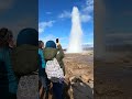 Geysir ma femme et moi saw while traveling around Iceland