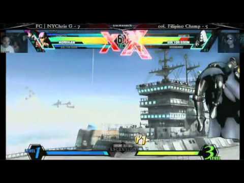 2012 Season Beatings Ascension MVC3 FT 15 FC NYChris G vs col. Filipino Champ pt4