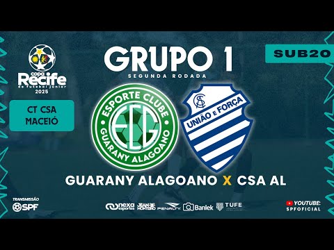 COPA RECIFE SUB 20 - GUARANY AL X CSA