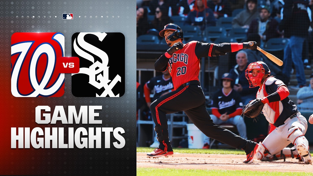 Nationals vs. White Sox Game Highlights (4/25/26) | MLB Highlights