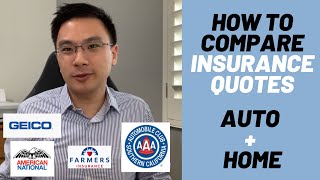 How to Compare Auto and Home Insurance Quotes