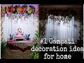 Ganpati Decoration Ideas For Home 2024 Flower Decoration Ideas