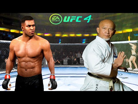UFC 4 l Mike Tyson vs. Old Karate Master (EA SPORTS UFC 4) mma wwe