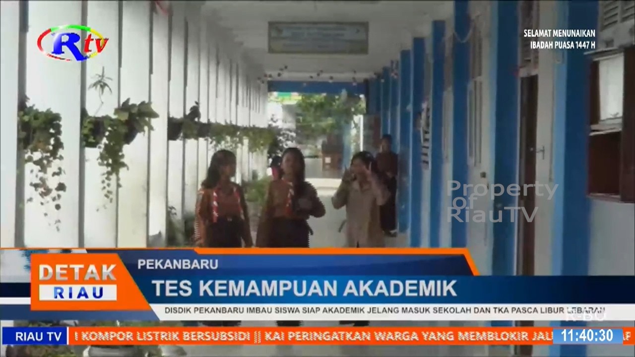 DISDIK PEKANBARU IMBAU SISWA SIAP AKADEMIK JELANG MASUK SEKOLAH, DAN TKA PASCA LIBUR LEBARAN