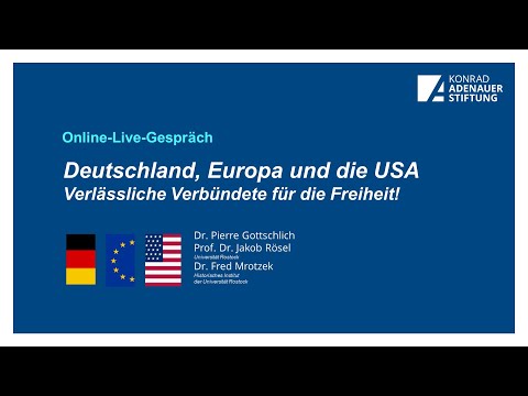 Deutschland, Europa und die USA: Verlässliche Verbündete für die Freiheit!