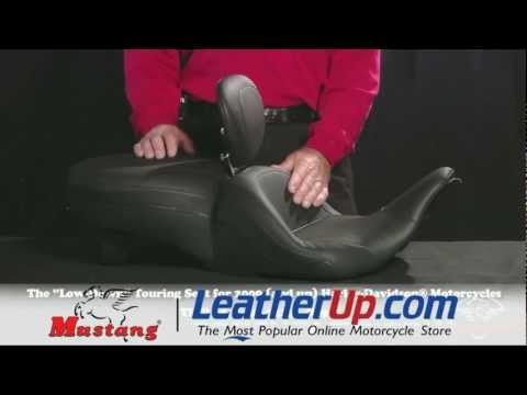 Mustang Seats Low Down Seat for Harley Davidson Touring Bikes at LeatherUp.com