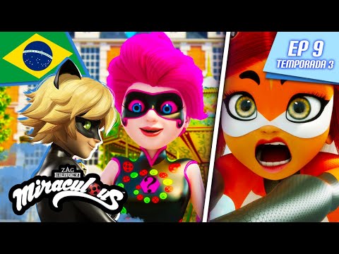 Capa de MIRACULOUS |  MIRACULER  | Episódio completo  Temporada 3 Ep 9 | Português BRASIL