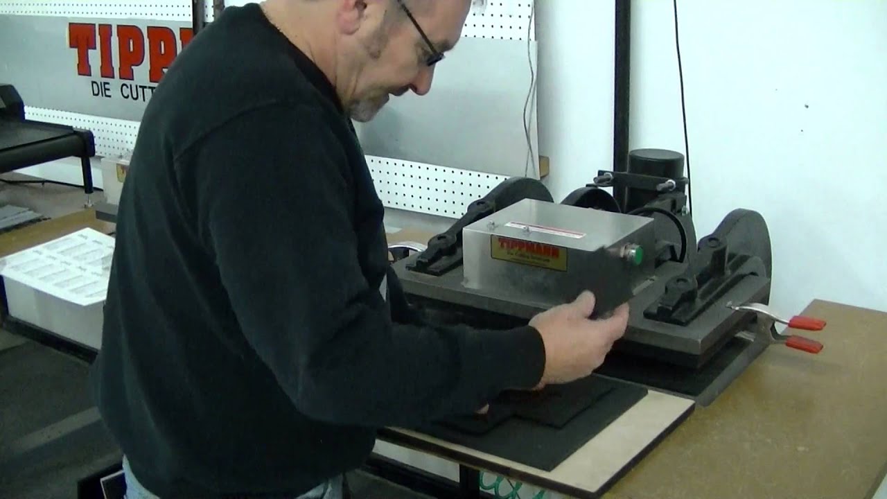 Tippmann Clicker steel rule die cutting press die cutting Fabric