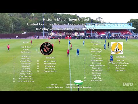 Histon v March Town United - UCL (29072025)