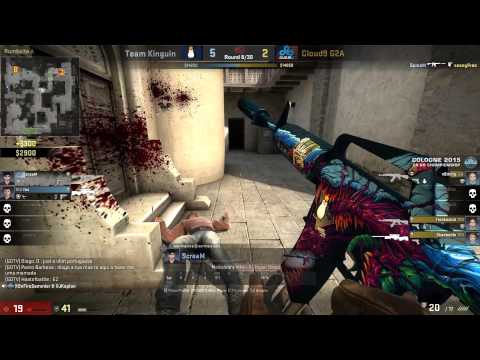 ESL One Cologne 2015 CS:GO | Group F Decider Match | Cloud9 G2A vs Kinguin