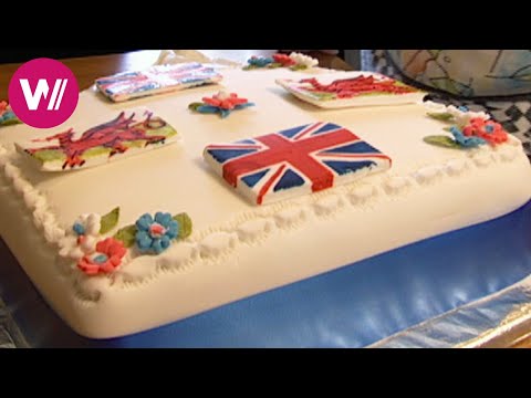 At the table in Wales - Where patriotic cakes are baked