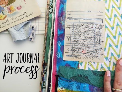 Completed Art Journal Flip Through