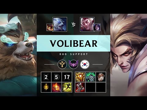 Volibear Support vs Rakan - KR Master Patch 25.16