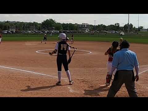 Haley Ganino - 2022 P/OF/UT - 7/1/2021 Monarchs vs LLG @ CO Sparkler (pitching CG finish)