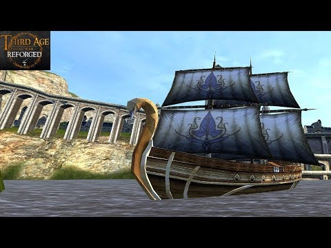 THE LAST SHIPS FROM MITHLOND (Siege Battle) - Third Age: Total War (Reforged)