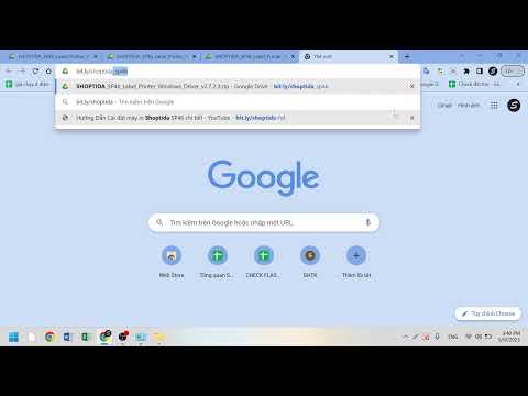 Hướng Dẫn Cài đặt drive máy in shoptida sp46