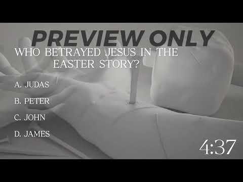 Video Downloads, Easter, Holy Week Trivia: Countdowns Video